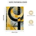 thumbnail image 2 of Nawypu  Yellow and Grey Abstract Geometric Circle Canvas Wall Art Rustic Lemon Yellow Prints Artwork for Living Room Bedroom Wall Decoration, 2 of 5