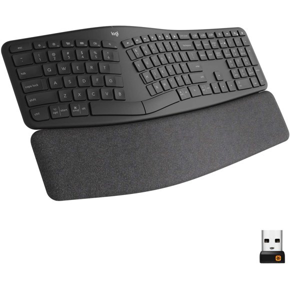Logitech Ergo K860 Wireless Ergonomic Keyboard with Wrist Rest - 920-009166, -New