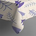 thumbnail image 2 of Christmas Rectangle Tablecloth Christmas Trees Tableclothes 60x102inch Polyester Waterproof and Reusable Table Covers for Dining Table Buffet Parties and Camping, 2 of 5