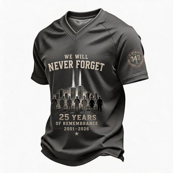 Men's Vintage 911 Memorial Never Forget American Flag Honor Faith Hope Tops, 3XL