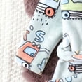 thumbnail image 6 of mgoYE Kids Little Boys Girls Cartoon Hooded Bathrobe Toddler Robe Pajamas Sleepwear(Mint Green,4-5 Years), 6 of 8