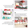 thumbnail image 3 of VERDANVERSE 2Pcs Tabletop Mini Train Wood Decoration for Holiday Home Decor, 3 of 8