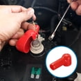 thumbnail image 7 of Battery Terminal Cover, 12 Pcs Battery Terminal Protector Truck Battery Terminal Cover with Washers Red L10-14-45mm for Car Accessories Truck Marine Boat, 7 of 7