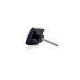 thumbnail image 4 of Mascot Hardware Stone Pattern Pyramid 1-3/8 inch Black On Distressed Yellow Cabinet Knob, 4 of 5