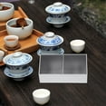 thumbnail image 3 of Raindrops Silver ABS Tea Organizer with Multiple Compartments for Storage Use Portable and 7 Inch, 3 of 8
