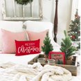 thumbnail image 3 of Merry Christmas Pillow Covers 12x20 Inch Farmhouse Christmas Decorations Lumbar Christmas Pillows Christmas Decorative Throw Pillows Cases Winter Holiday Decor for Sofa Couch Living Room, 3 of 6