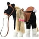 thumbnail image 1 of Peluche HollyHome Pretty con forma de caballo de peluche, 28 cm, negro, 1 of 9