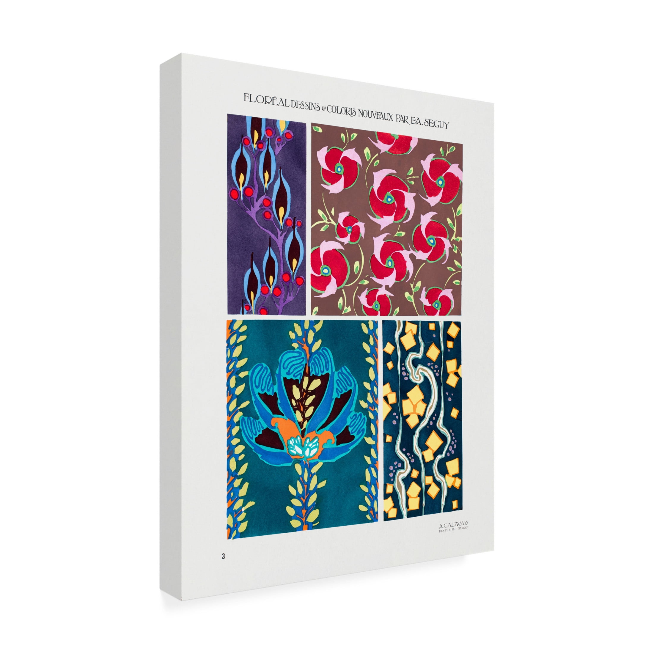 Trademark Fine Art Pictufy Pattern 03 Canvas Wall Art