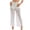 White/Light Blue, variant on Qulqfy Lace Jeans Women White High Waist Patchwork Jeans Flowy Denim Women Wide Leg Pants L