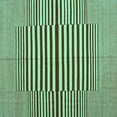 thumbnail image 1 of Ahgly Company Indoor Square Abstract Turquoise Blue Contemporary Area Rugs, 4' Square, 1 of 4