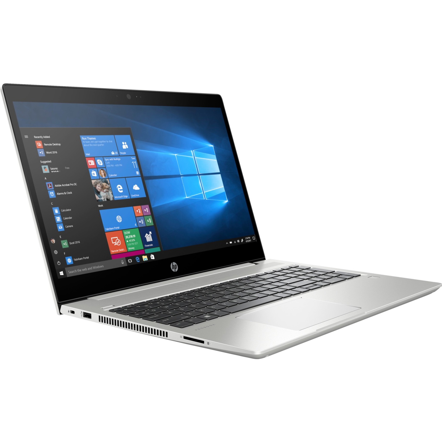 HP ProBook 15.6" Laptop, AMD Ryzen 5 3500U, 8GB RAM, 500GB HD, Windows ...