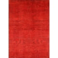 thumbnail image 1 of Ahgly Company Indoor Rectangle Mid-Century Modern Red Oriental Area Rugs, 5' x 8', 1 of 6