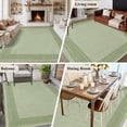 thumbnail image 6 of Cameo Green Retro Greek Key Large Area Rugs for Bedroom Living Room, Soft Non Slip Carpet Bedside Rug, Geometric Greece Ancient Rustic Rectangular Floor Cover Kitchen Accent Rug 5'x8' for Office, 6 of 9