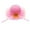 Pink, variant on Cethrio Fedora Hats for Girls, Breathable Summer Wide Brim Straw Hats Sun Hats Hot Pink Size 3-7 T