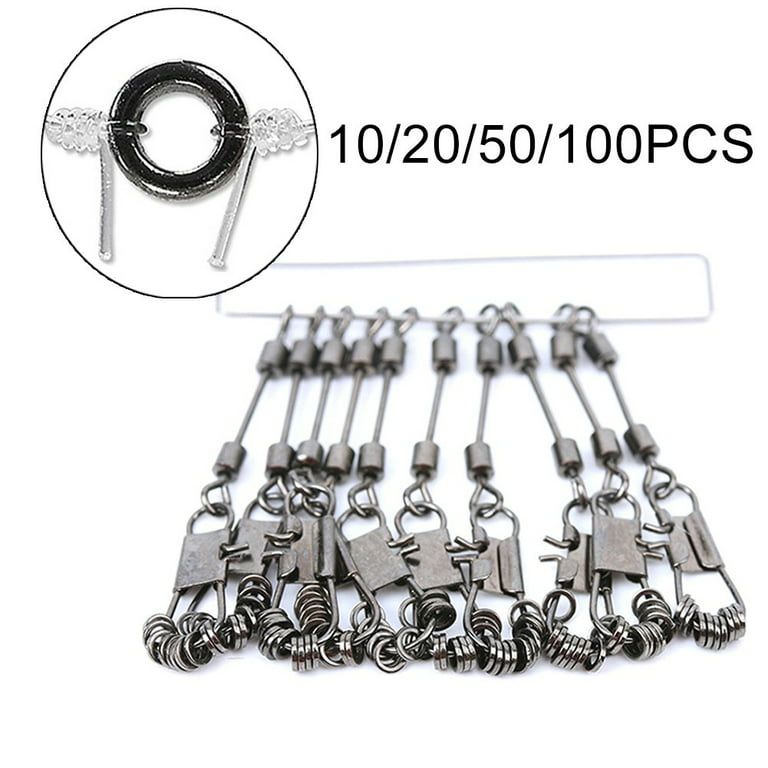 10/20/50pcs SMALL OVAL-TIPPET RINGS O-ring- Rio Leader Fly Fishing 2mm 