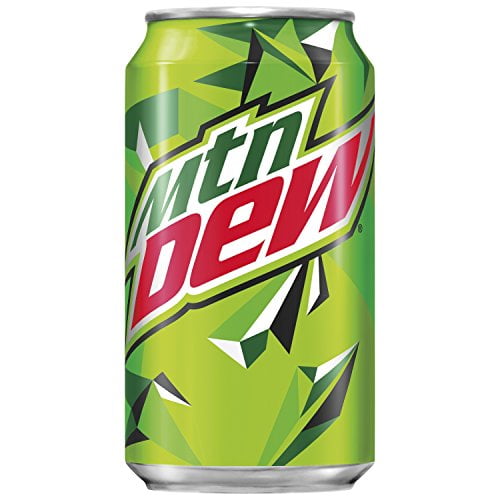 Mountain Dew Soda, Fridge Pack Bundle, 12 fl oz, 36 Cans