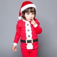 thumbnail image 4 of Conjunto de pijama navideño para niños, conjunto navideño de dos piezas para niños y niñas, 4 of 5