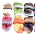 thumbnail image 2 of Lian LifeStyle 3 Pairs Children Wool Socks Hearts Girl 0Y-1Y Random Color, 2 of 11