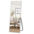 thumbnail image 1 of Full Length Floor Mirror Standing Rectangle Gray Silver 65"x22", 1 of 9