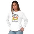 thumbnail image 3 of Enjoy The Great Indoors Vintage TV Long Sleeve TShirt Men Women Brisco Brands S, 3 of 6