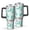 Pioneer Flower Floral-2, variant on 40oz Pioneer Flower Floral Print Pattern Insulated Tumbler with Handle, BPA-Free Leak Proof Lid and Straws, Double Wall Vacuum, Hot 12h/Cold 34h