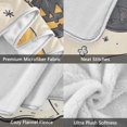 thumbnail image 3 of Yayeee Throw Blanket for Couch Soft Warm 60" x 80" Sofa Chair Bed Decoration, Halloween Black Pumpkins, 3 of 7