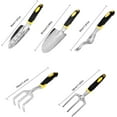 thumbnail image 4 of Ensemble d'Outils de Jardinage Ensemble d'Outils de Jardin Ensemble d'Outils de Jardinage 5 Pcs en Acier Inoxydable Robuste avec Prise Antidérapante Outils à Main d'Extérieur Idéal Ensemble d'Outils de Jardin Cadeaux pour Femmes et Hommes, 4 of 6