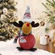 thumbnail image 3 of Alce de peluche navideño, peluche con luz, ciervo navideño, decoración, alce de peluche, figuritas de alce, muñecos de peluche suaves y encantadores, 3 of 6
