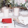 thumbnail image 5 of Tarjetas de nombre de mesa Uxcell, paquete de 50, decoración de favor, diseño hueco, tarjeta en blanco, verde, 5 of 5