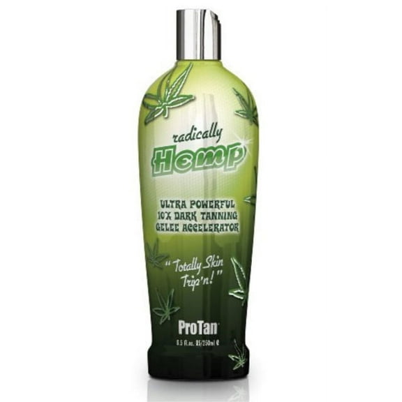 pro tan radically hemp ultra powerful 10x dark tanning gelee accelerator 8.5 oz