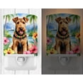 thumbnail image 2 of Airedale Terrier Luau Ceramic Night Light 4 in x 6 in, 2 of 3