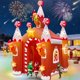 thumbnail image 1 of Arco inflable navideño Kalolary de 4 m con luz LED, 1 of 7