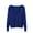 Bleu Coloré, variante sur MAWCLOS Manteau pour Femme Cardigan à Col en V Chandail Manches Longues Manteau Extérieur Tricoté Voyage Veste de Couleur Unie Bleu Coloré 2TG