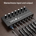thumbnail image 3 of Compact 6-Channel Audio Mixer Ultra Low Noise, High Performance Stereo Mixer for Guitars, Bass, Keyboards, 3 of 5