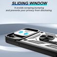 thumbnail image 5 of for iPhone SE 2020/2022,iPhone 7/8 Case with Anti-Explosion Screen Protector, Heavy Duty Shockproof with Metal Kickstand [Military Grade] Protective Case for iPhone SE 2020/2022/8/7, Silver, 5 of 14