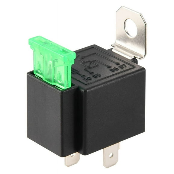 12V 30A 4 Pin SPST Auto Vehicle Relay Normally Opener Switch,1 x DC 12V 30A 4 pin relay,Black