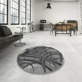 thumbnail image 4 of Ahgly Company Machine Washable Indoor Square Transitional Gunmetal Gray Area Rugs, 8' Square, 4 of 7