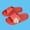 Red, variant on Kids Slides Shoes Non Slip Thick Sole Casual Solid Color Home Slippers Bathroom Indoor Summer Comfort Breathable Slide Sandals
