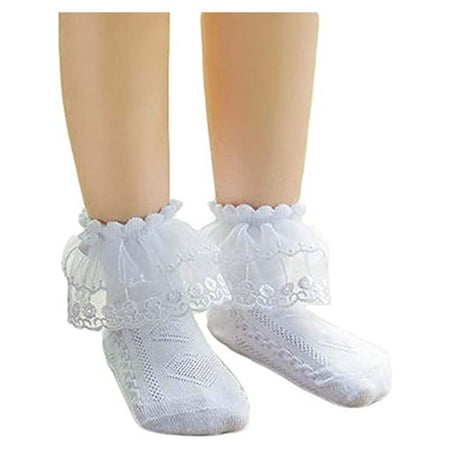 

Gupgi Baby Girls Lace Frilly Socks Princess Ankle Socks Short Socks