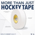 thumbnail image 3 of Cinta de hockey Howies - Cinta de hockey de tela blanca de 1,5" (paquete de 18), 3 of 5