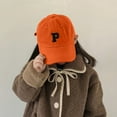 thumbnail image 2 of Toddler Baseball Cap Letter P Embroidery Baseball Hat for Kids Breathable Birthday Gift for Boys Hats for Kids Ages Kids Clothes, 2 of 8