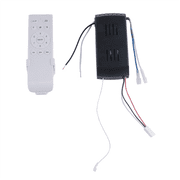 Universal DC Ceiling Fan Remote Control Replacement Kit, 6 Speed 50W Timing Fan & Light Wireless Controller