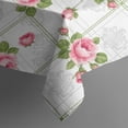 thumbnail image 5 of Pioneer Flower Floral Print Pattern Square Tablecloth, Waterproof Wipeable Spillproof Washable Table Cover for Home Kitchen Party Decor, 52"x52", 5 of 6