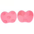 thumbnail image 1 of Paquete de 2 almohadillas de limpieza de brochas de maquillaje de gel de silicona, almohadillas de limpieza de brochas de maquillaje portátiles con ventosa para eliminar residuos cosméticos (verde me JAMW Sencillez, 1 of 4