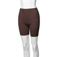 thumbnail image 5 of TheLovely Womens & Plus Basic Solid Cotton Mid Thigh High Rise Biker Bermuda Shorts, 5 of 5