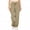 Khaki, variant on CHGBMOK Women Cargo Pants with Pockets Drawstring Waist Wide Leg Lounge Trousers Solid Loose Athletic Sweatpants