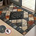 thumbnail image 5 of Boho Floral Door Mat for Entryway, Washable Non Slip Entry Way Rug Decorative Doormat for Outdoor Indoor Home Entrance, 5 of 9