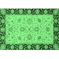 thumbnail image 1 of Ahgly Company Indoor Rectangle Abstract Emerald Green Modern Area Rugs, 5' x 8', 1 of 4