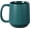 Turquoise, variant on Ceramic Coffee Mug, 16 oz Large Coffee Cup, Tea Mug with Handle, Flat Bottom Mug for Men, Women, Office, Microwave and Dishwasher Safe, Multi-Color, Turquoise