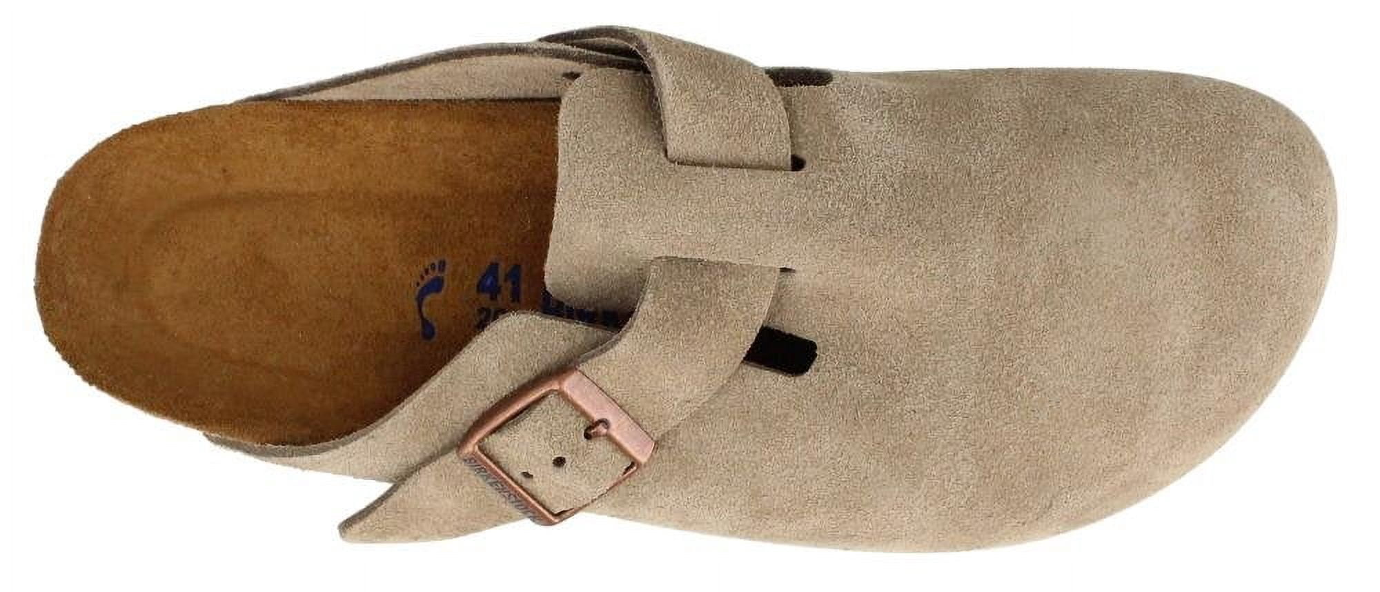 Birkenstock 0560771: Men's Boston SFB Sandals, Taupe